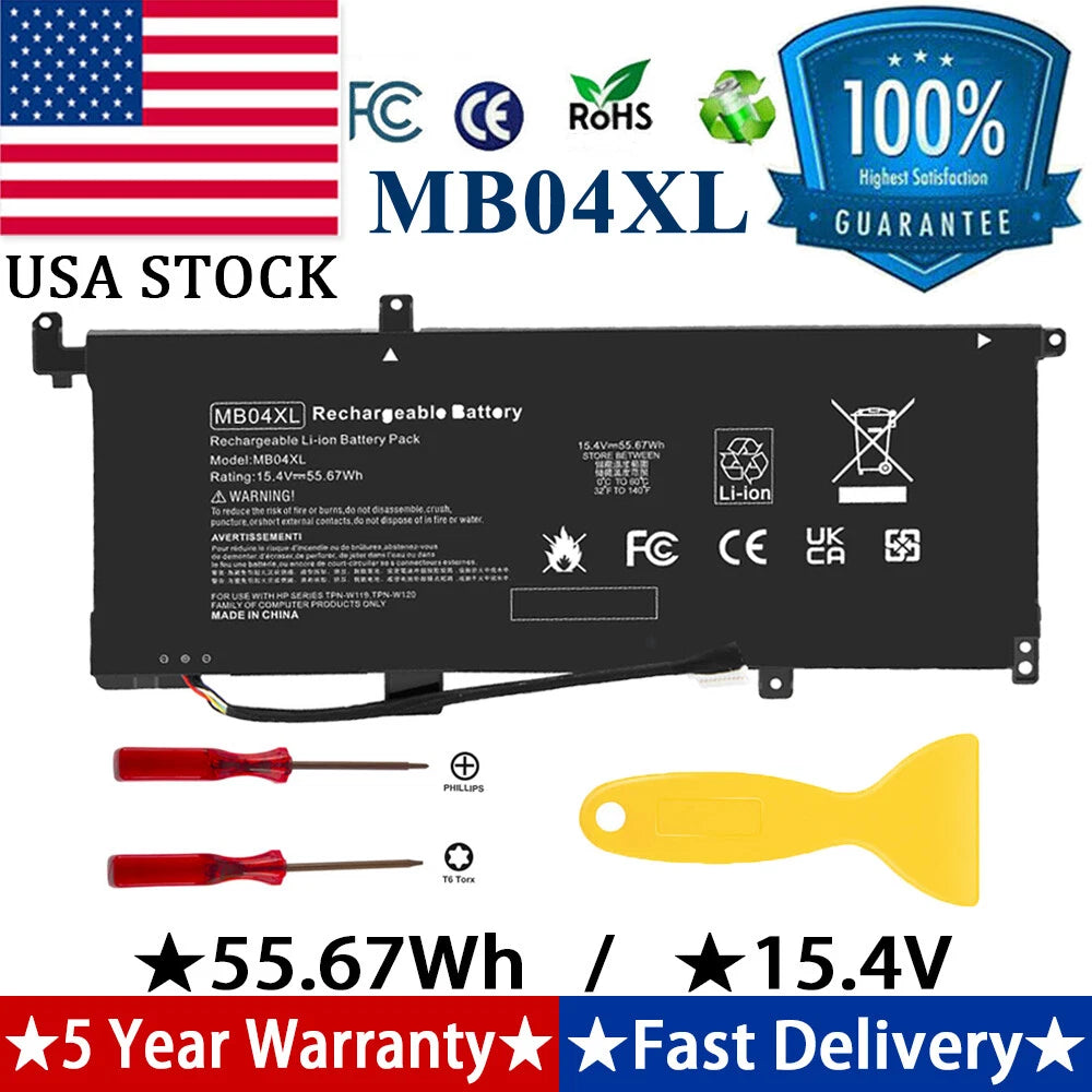 MB04XL Battery for HP Envy x360 m6-aq105dx m6-aq103dx m6-aq003dx m6-aq005dx NEW