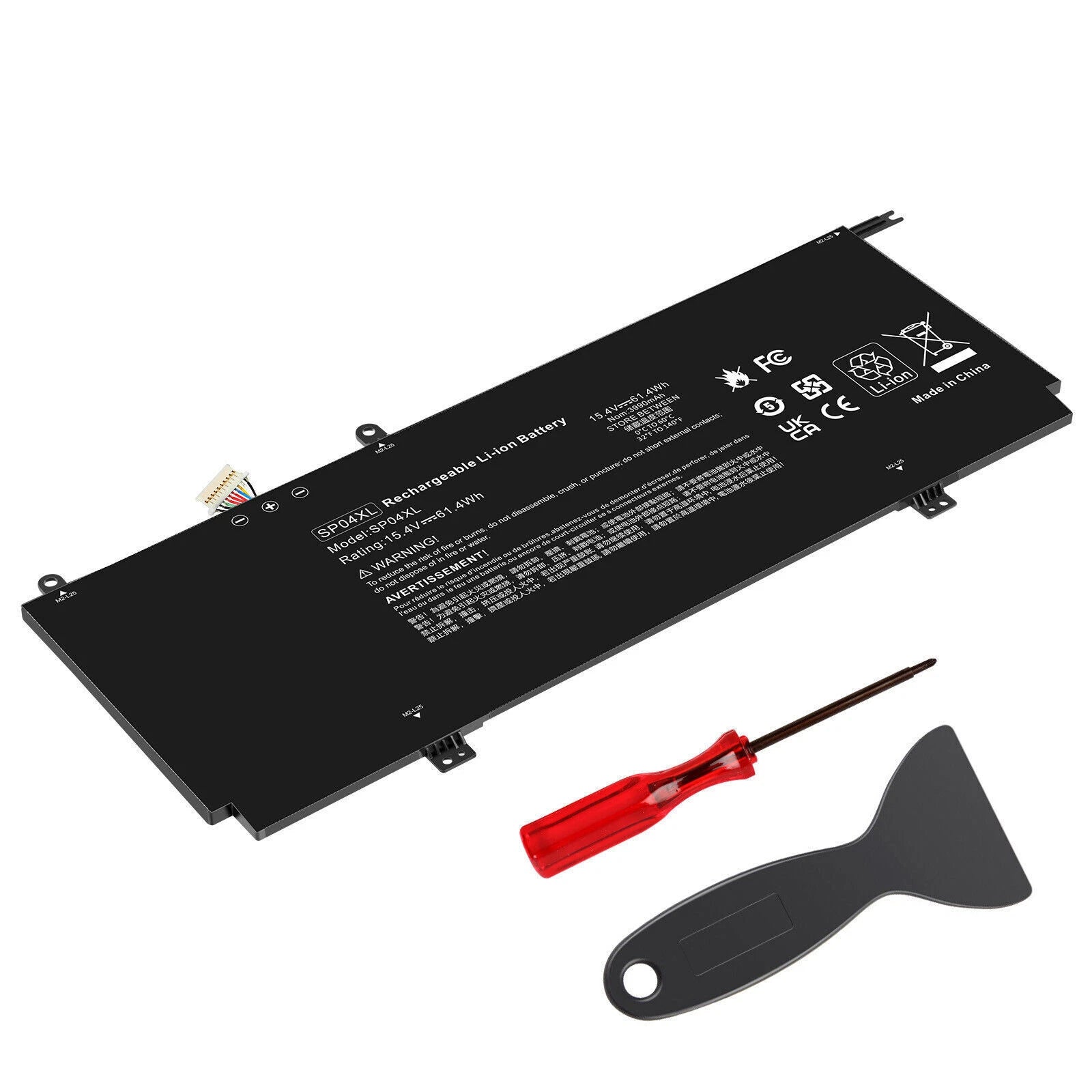 SP04XL Laptop Battery for HP Spectre X360 13-AP000 HSTNN-IB8R L28764-005 61.4Wh