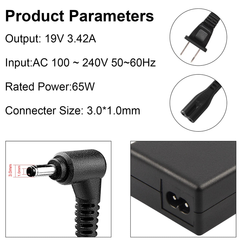 Laptop Charger Power Adapter for Acer Aspire 5 A515-44 A515-46 A515-54G A515-55