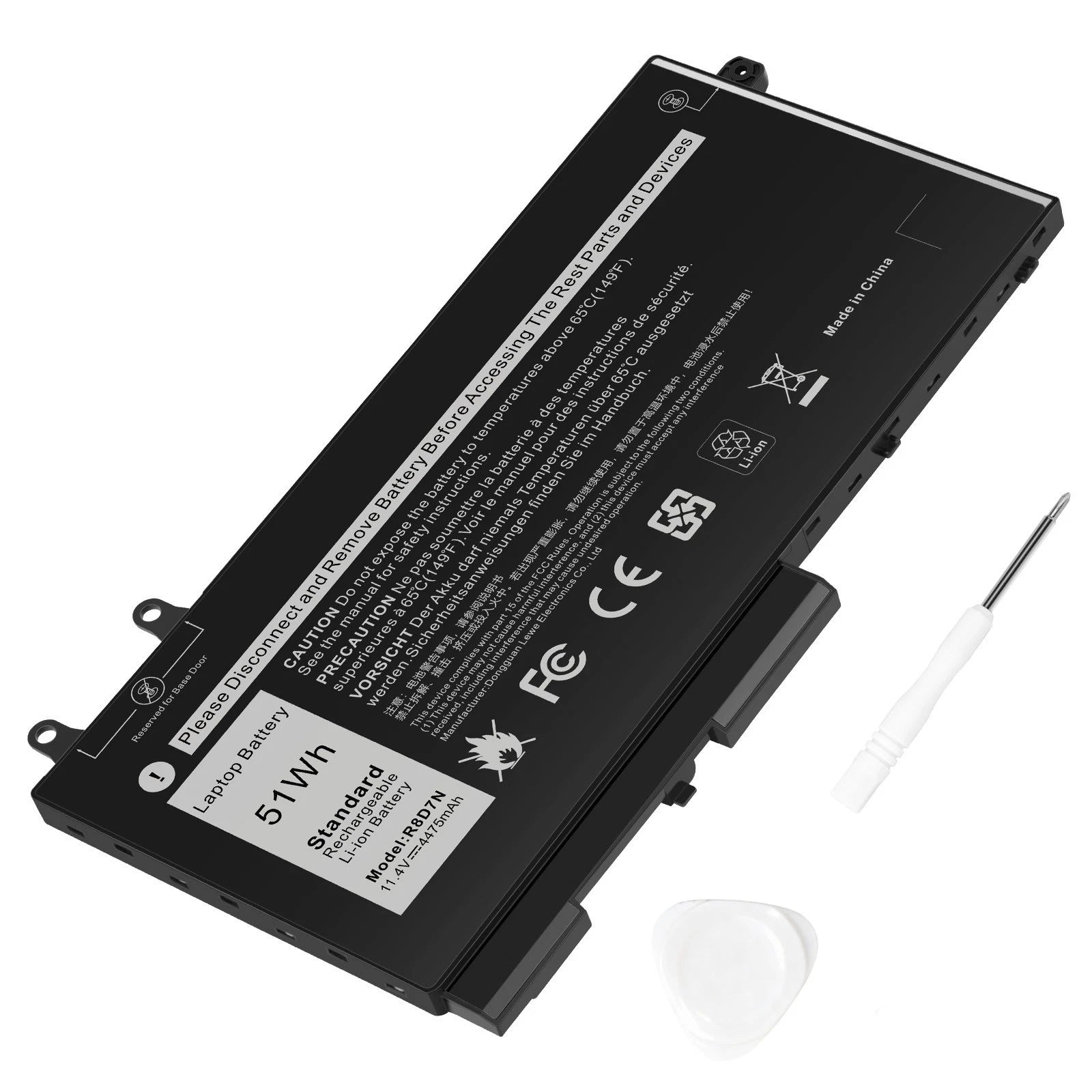 ??LOT Replacement Battery For Dell Latitude 5400 5410 5500 5510 R8D7N W8GMW 51Wh