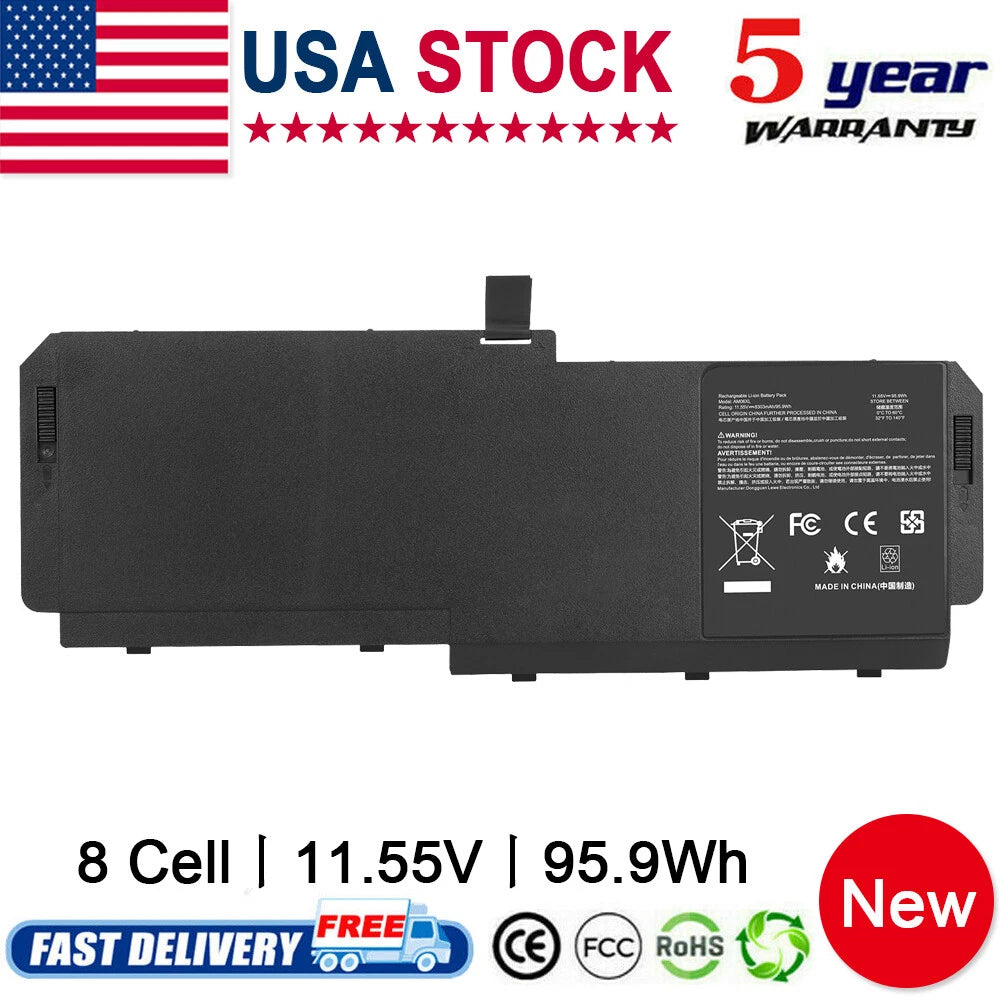 AM06XL Battery for HP ZBook 17 G5 G6 L07350-1C1 AM06095XL HSN-Q12C