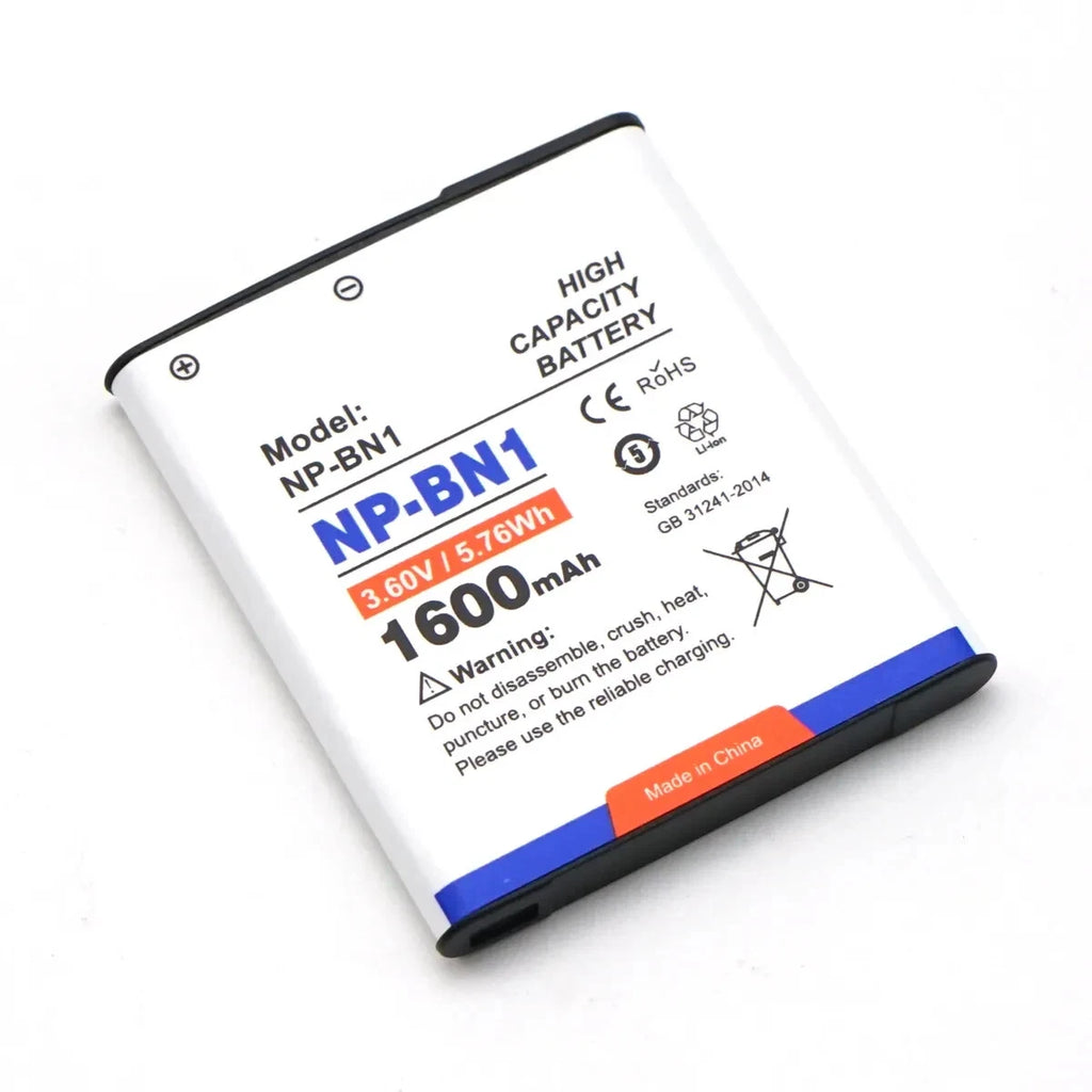 Replacement NP-BN1 Battery for Sony Cyber-shot Digital Cameras