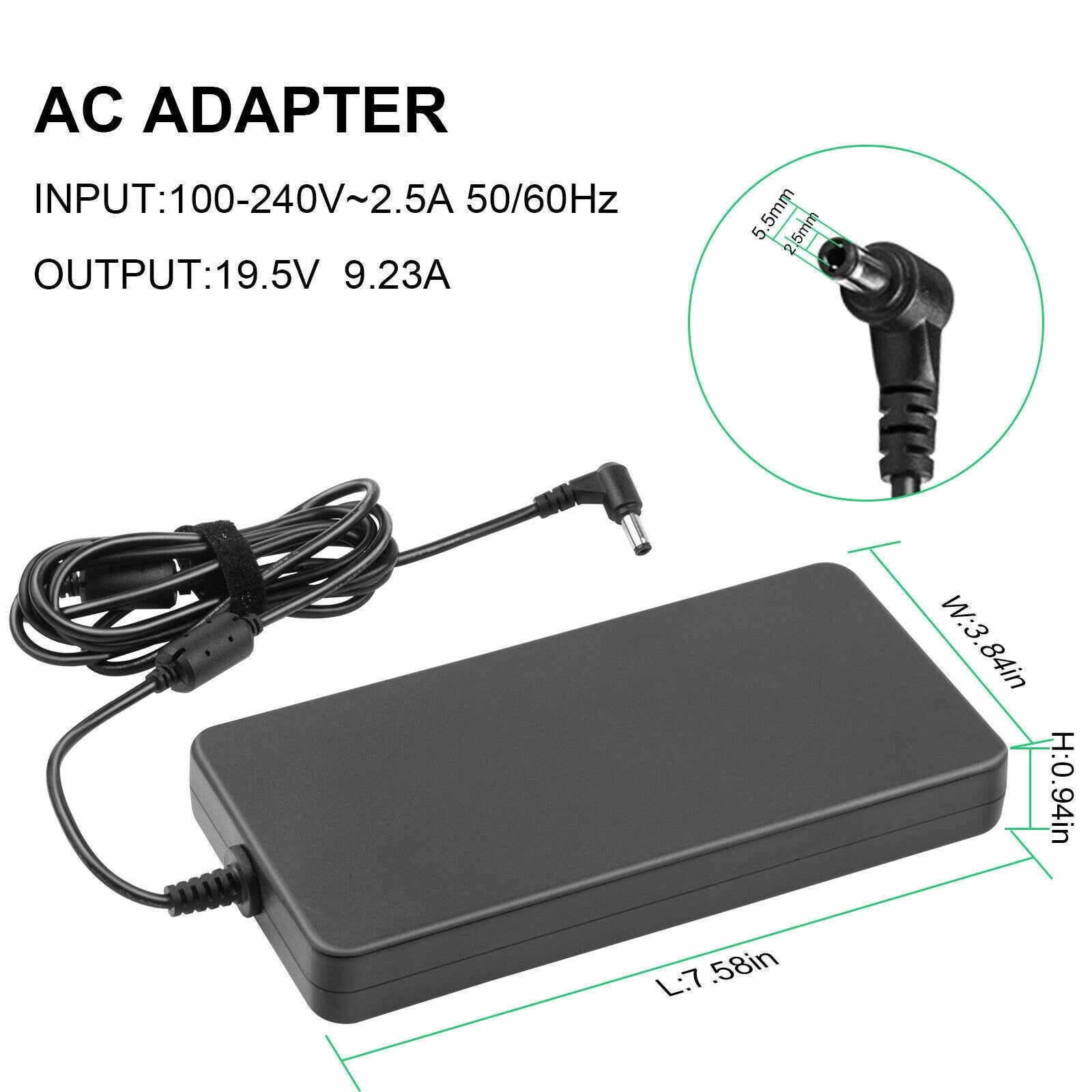 180W AC Adapter Charger For ASUS ROG G750JW G750JX G751J G751JL G751JM G752VL