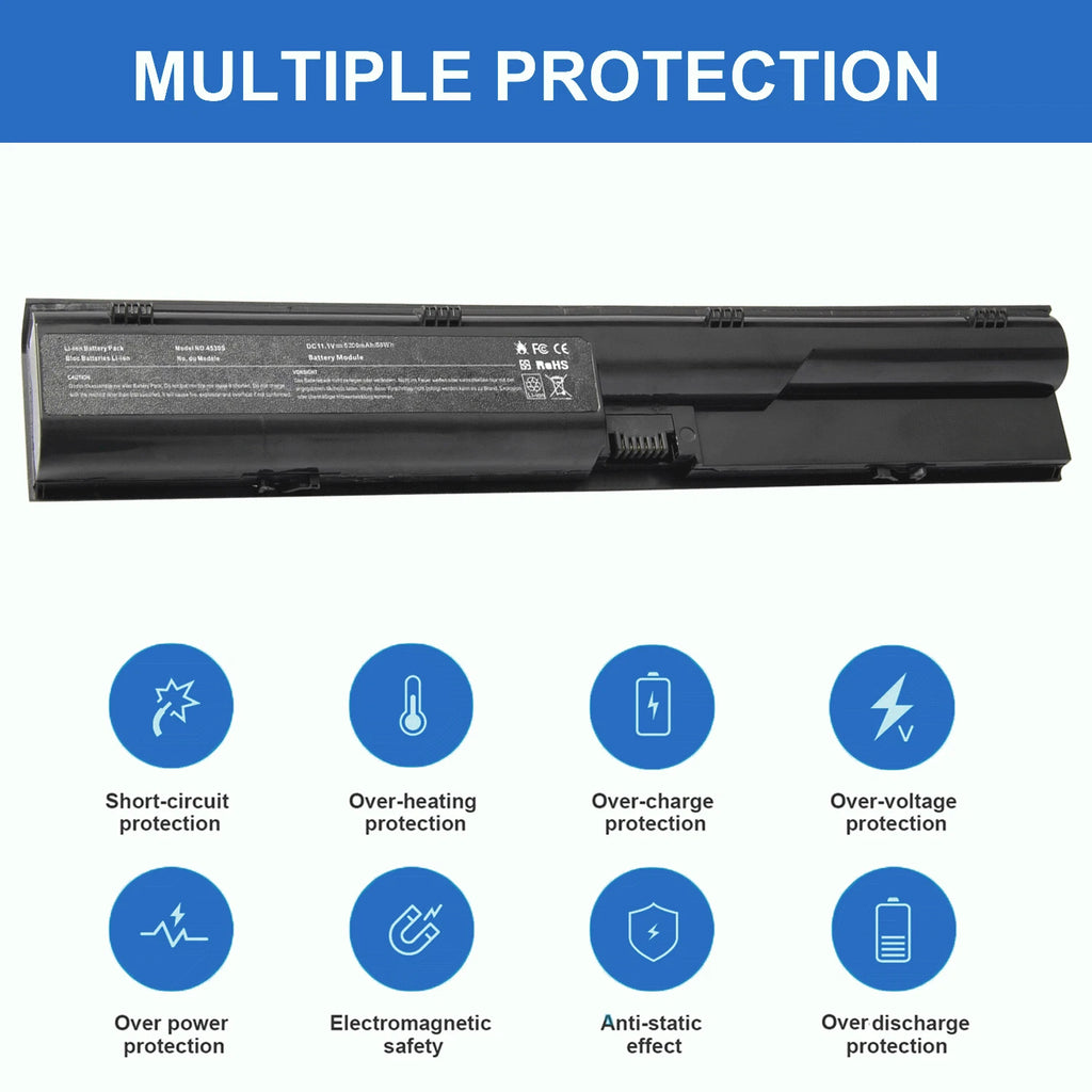 4431s Battery for HP ProBook 4330s 4331s 4430s 4435s 4436s Series LC32BA122 58Wh