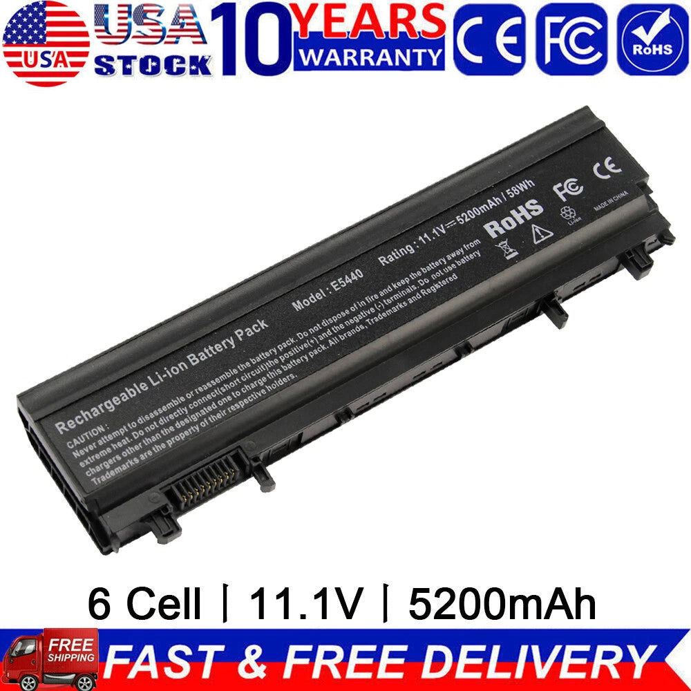 58Wh Battery For Dell Latitude E5540 E5440 NVWGM CXF66 WGCW6 VJXMC VVONF VV0NF