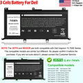 New Battery 357F9 For Dell Inspiron 15 5576 5577 7566 7567 7557 7559 Series 74Wh