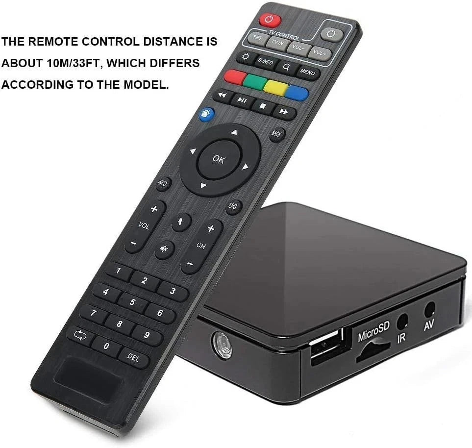 New Multifunctional TV Remote for Tvip 410/412/415/605/S300 Long-Lasting Battery