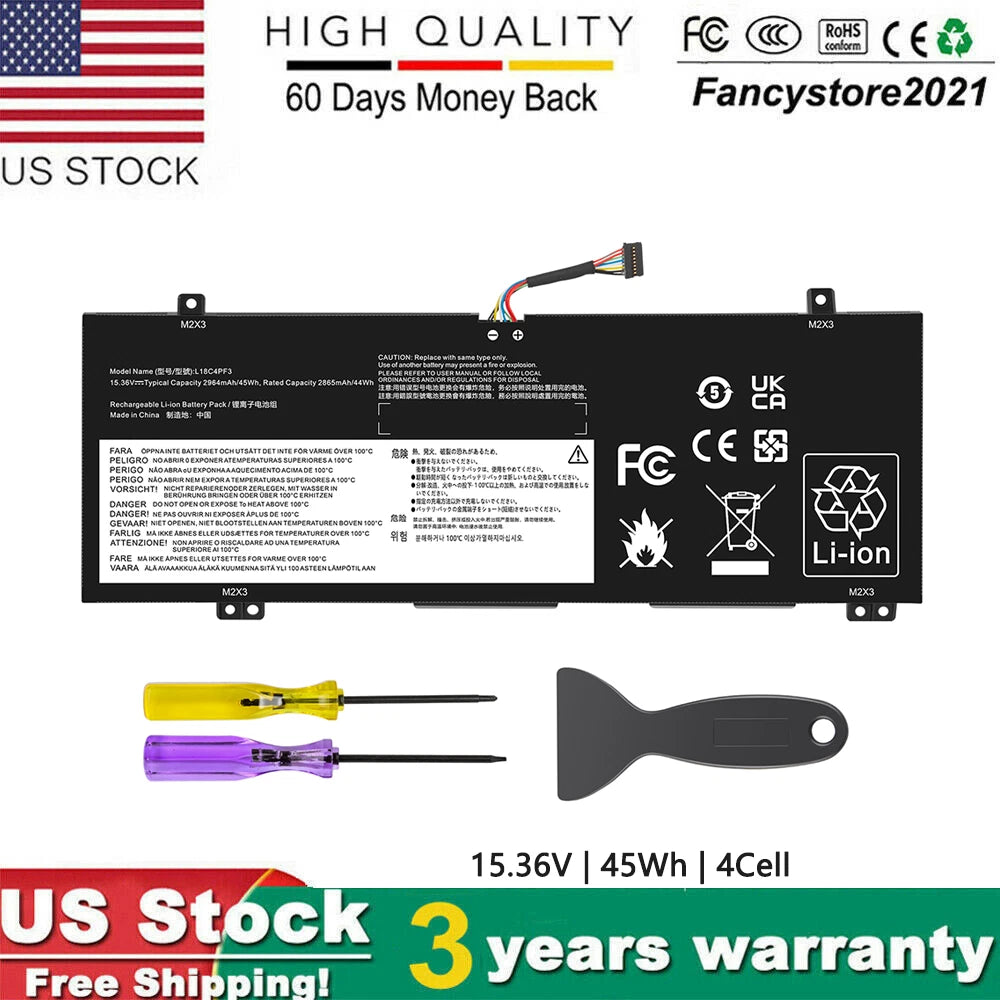 L18C4PF3 L18C4PF4 Laptop Battery For Lenovo IdeaPad Flex-14API 14IWL 14IML