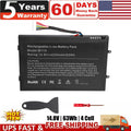 63Wh Battery for DELL Alienware M11x M14x R1 R2 R3 Series PT6V8 8P6X6 P06T