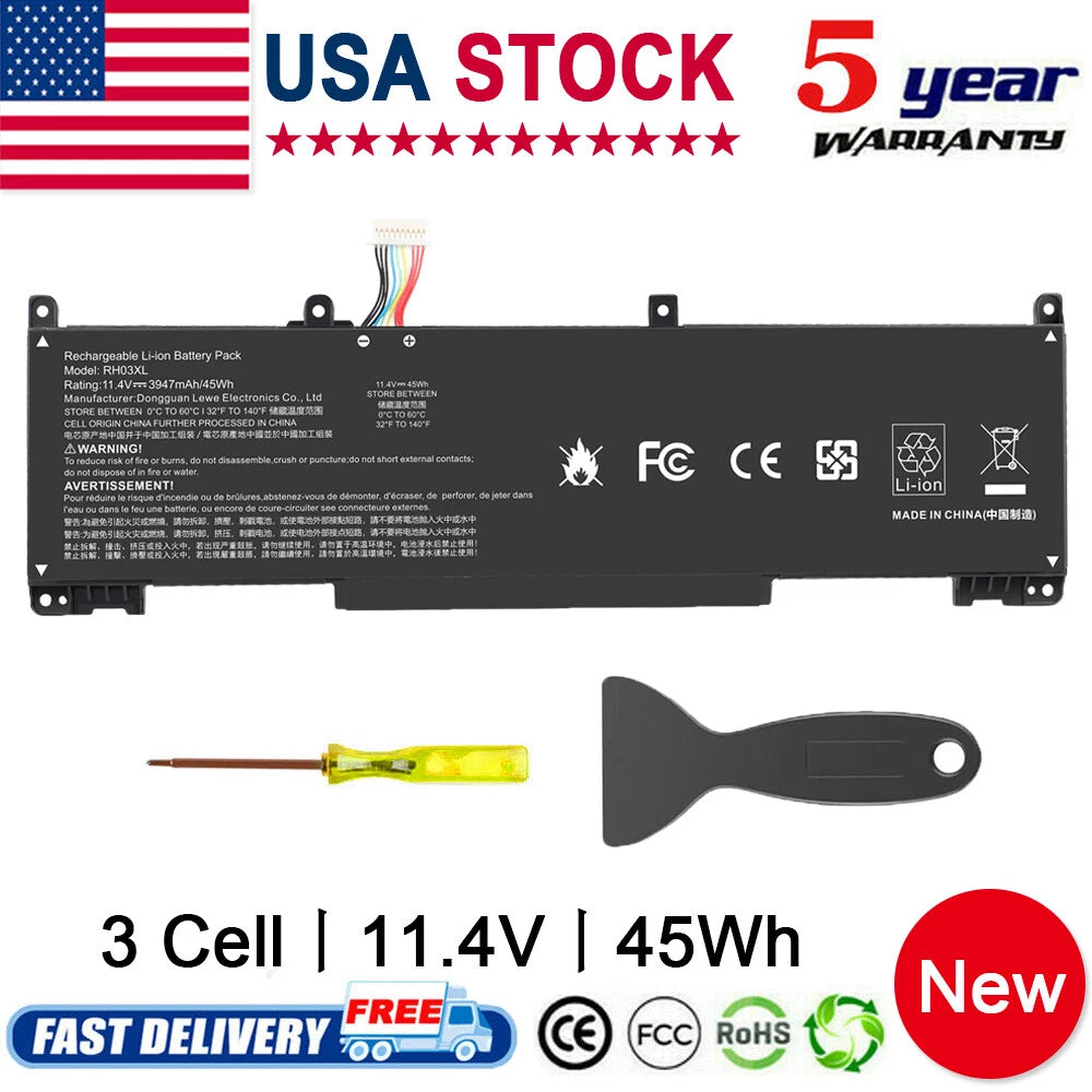 RH03XL Battery for HP ProBook 430 440 445 450 630 640 650 G8 HSTNN-OB1T