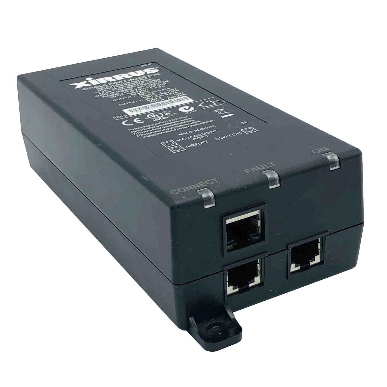 New Original Xirrus XP1-MSI-75M POE75U-1UP-N-X Single Port Injector 3 Output PoE