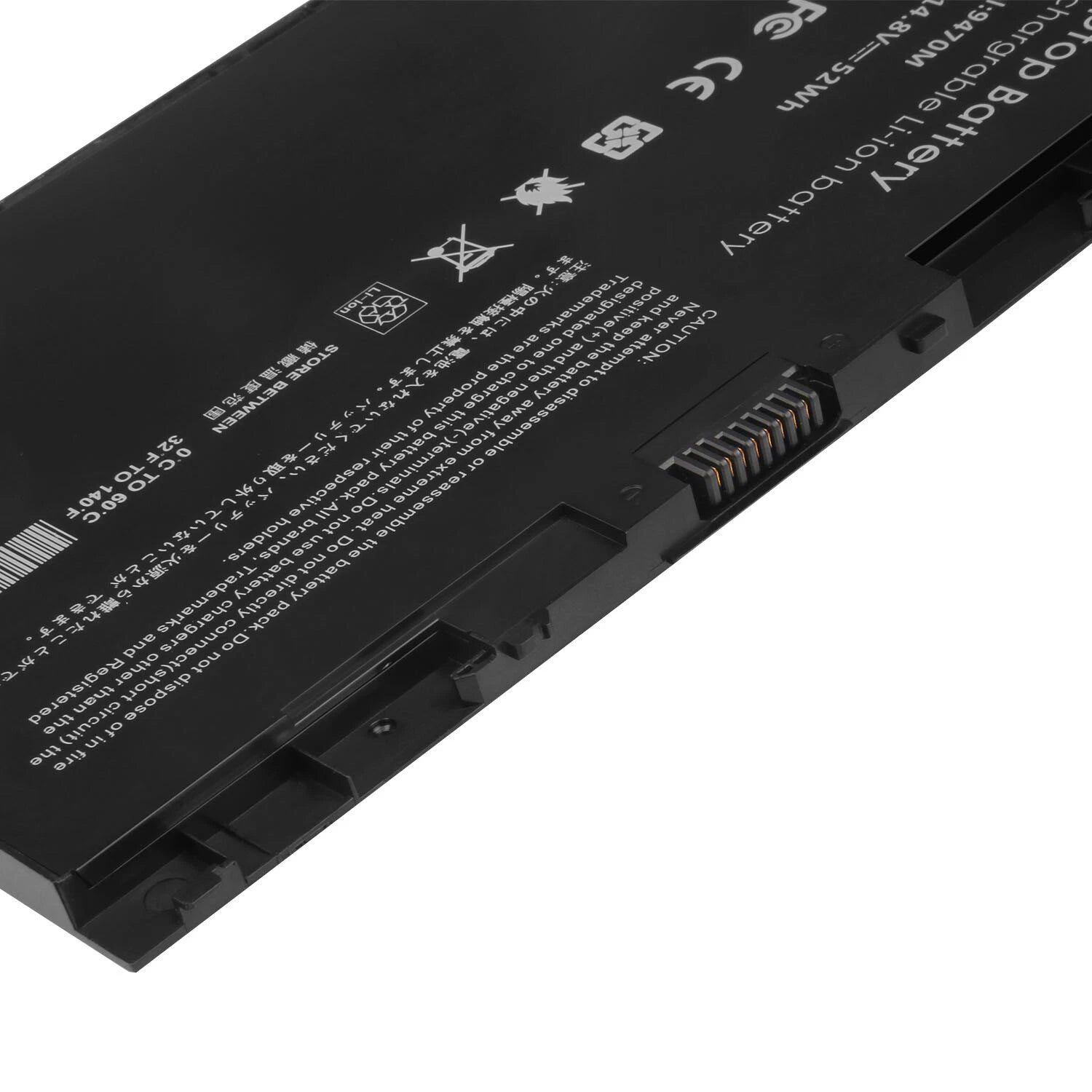 For HP EliteBook Folio 14" 9470m Battery 14.8V 52Wh 3400mAh 687945-001 BT04XL