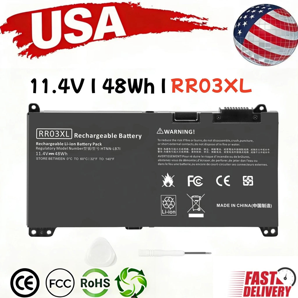 RR03XL Battery 851477-541 For HP ProBook 440 450 470 G4 G5 Series HSTNN-LB7I