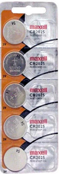 50 x Genuine Maxell CR2025 CR 20225 3V COIN LITHIUM BATTERY Made in Japan BR2025