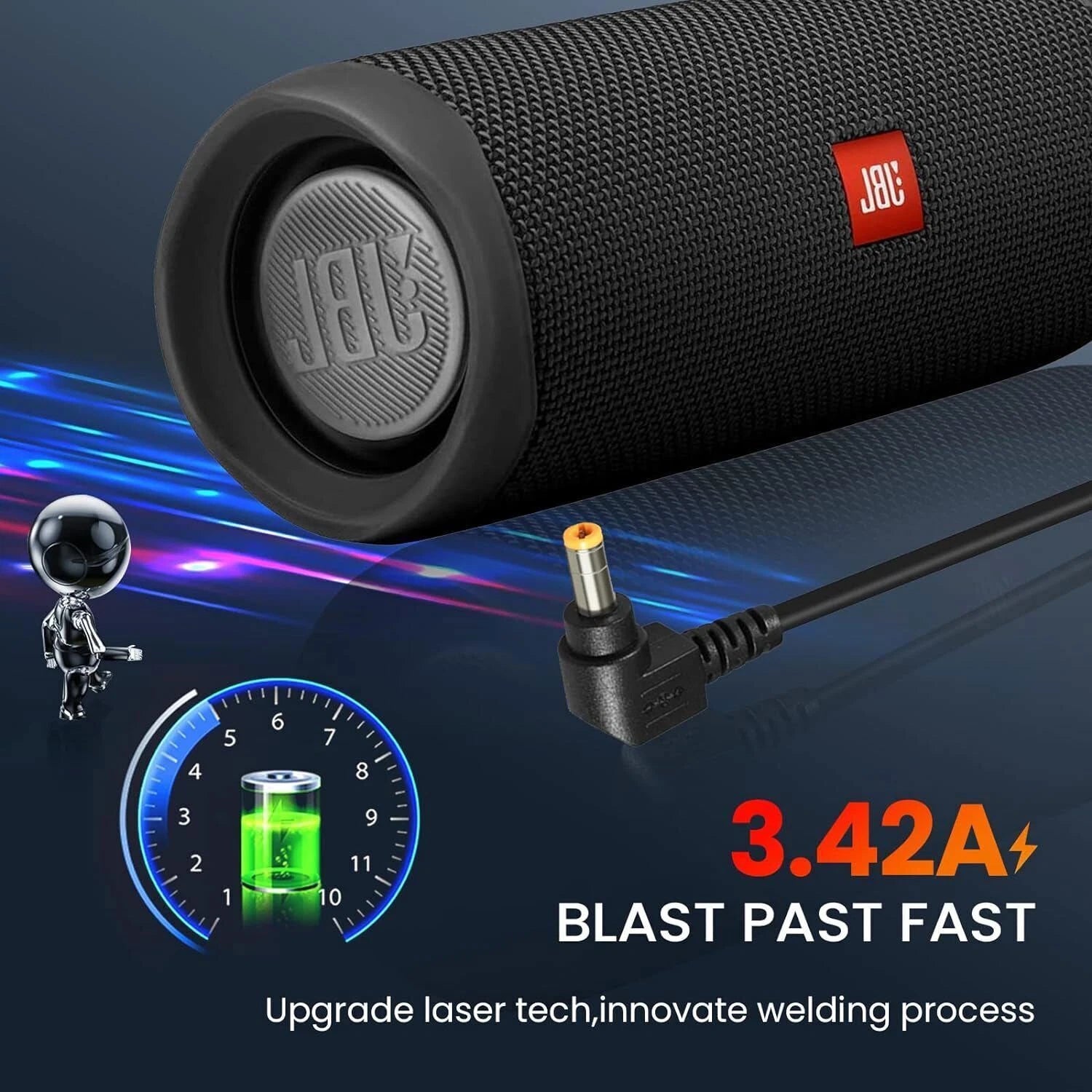 For JBL Xtreme Extreme 1, 2 Bluetooth Wireless Speaker Charger Power Supply Cord