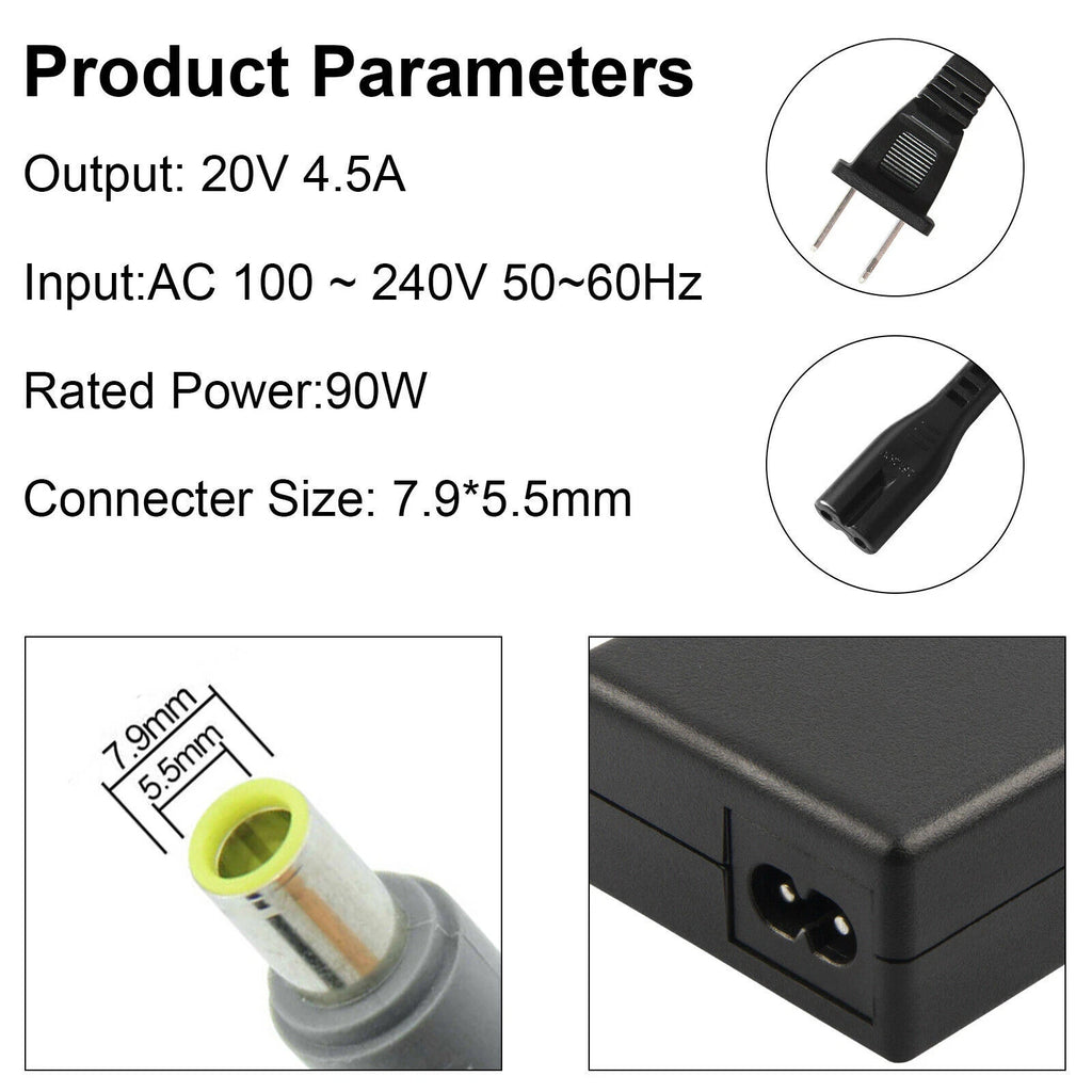 65W/90W Charger For Lenovo ThinkPad T530 T430 T520 T420s T420 AC Power Adapter
