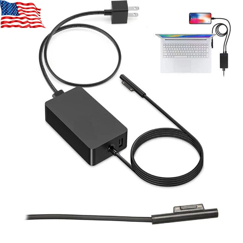 1796 1800 1963 Surface Pro Charger For Surface Pro &Go Book 7/6/5/4/3 Ac Adapter