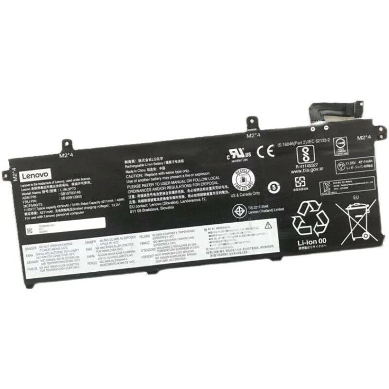 Genuine L18M3P73 Battery For Lenovo ThinkPad T490 T495 P43S T14 02DL007 51WH NEW