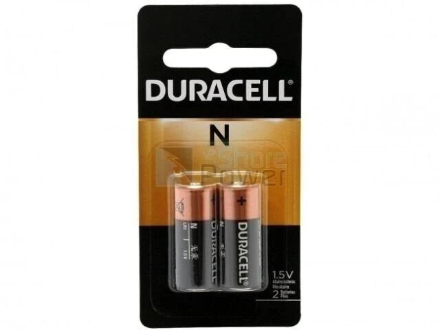 Duracell N 1.5V Alkaline Battery, 2 Count Pack, N 1.5 Volt Alkaline Battery,...