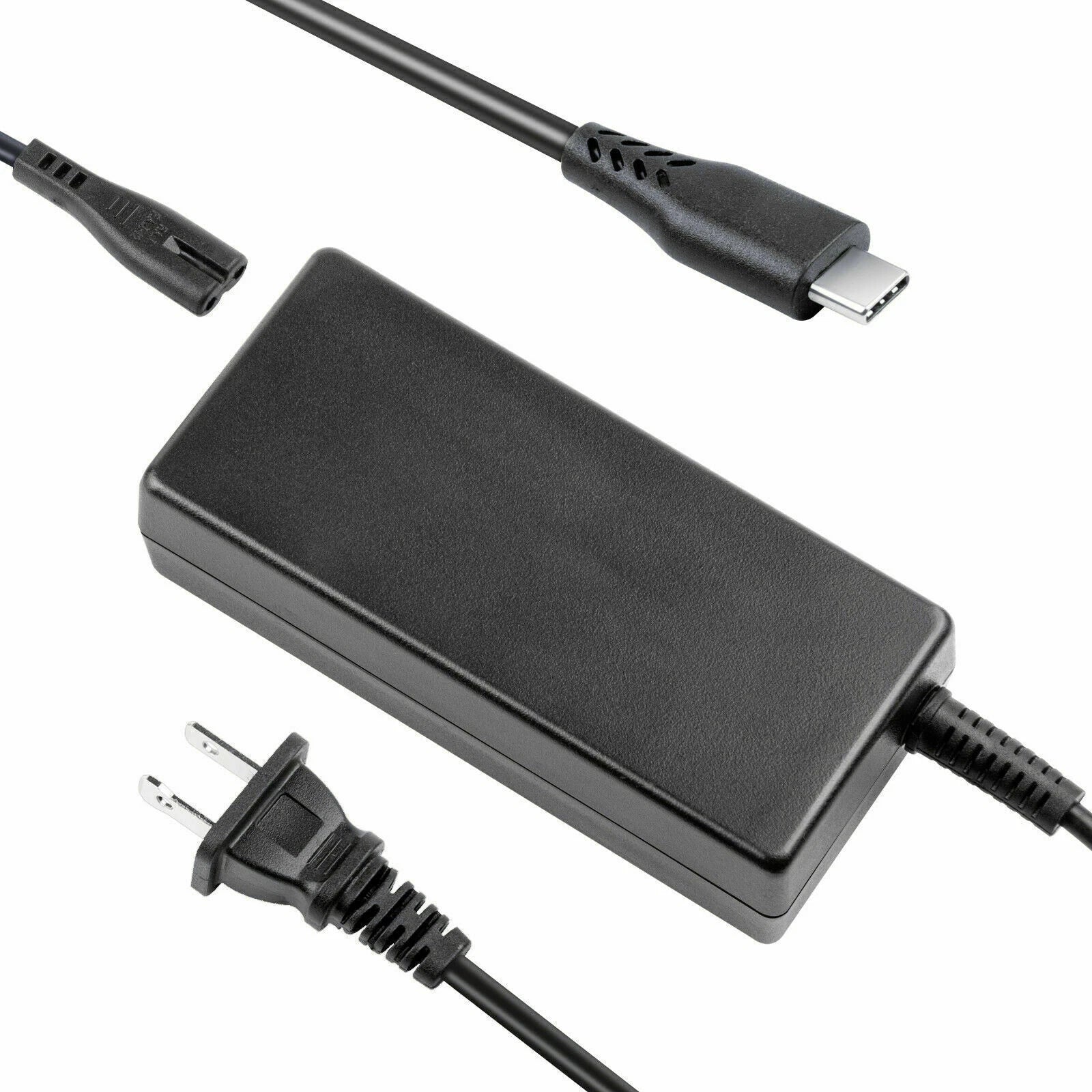 65W USB C AC Adapter Charger ADLX65YCC3A For Lenovo Chromebook 100e 300e 500e US