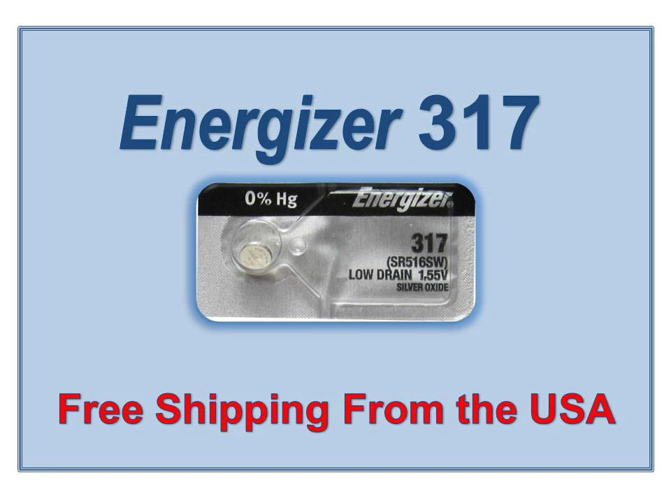 1 Energizer Silver Oxide SR516SW SR516W SR516 1.55V Battery