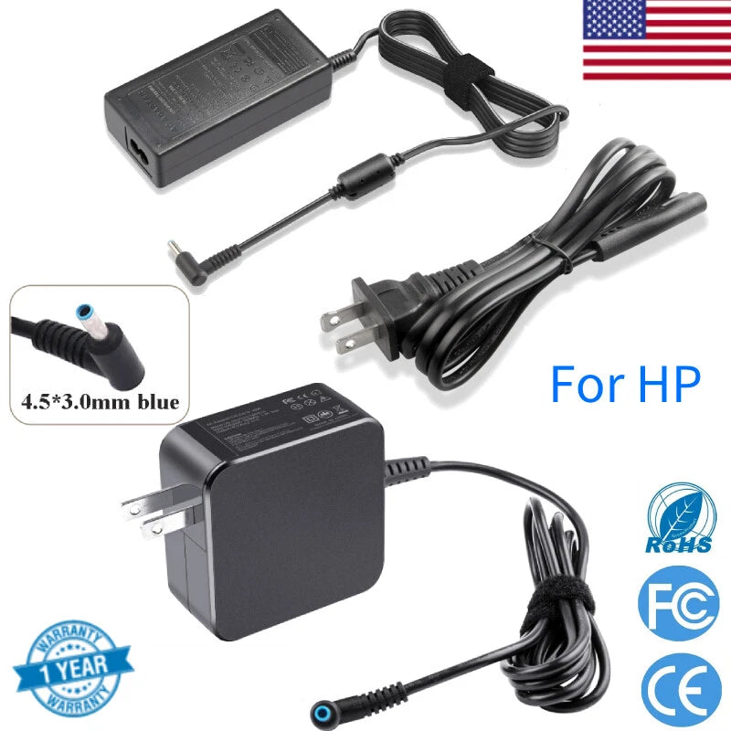 19.5V 45W/65W/90W Notebook Laptop Charger Cord for HP AC Adapter 4.5mm*3.0mm