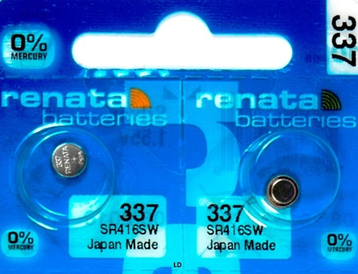 337 RENATA SR416SW SR416 337 WATCH BATTERIES New Authorized Seller