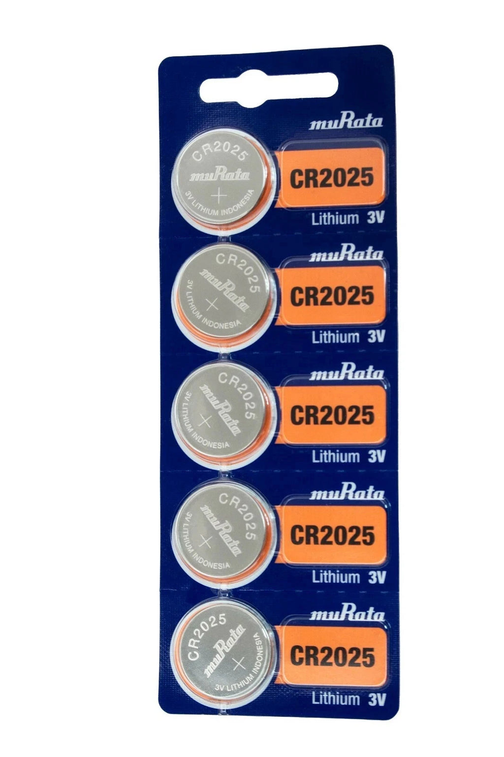 Murata CR2025 - Battery, 3 V, CR2025, Lithium Manganese Dioxide, 160 mAh 25 Pack