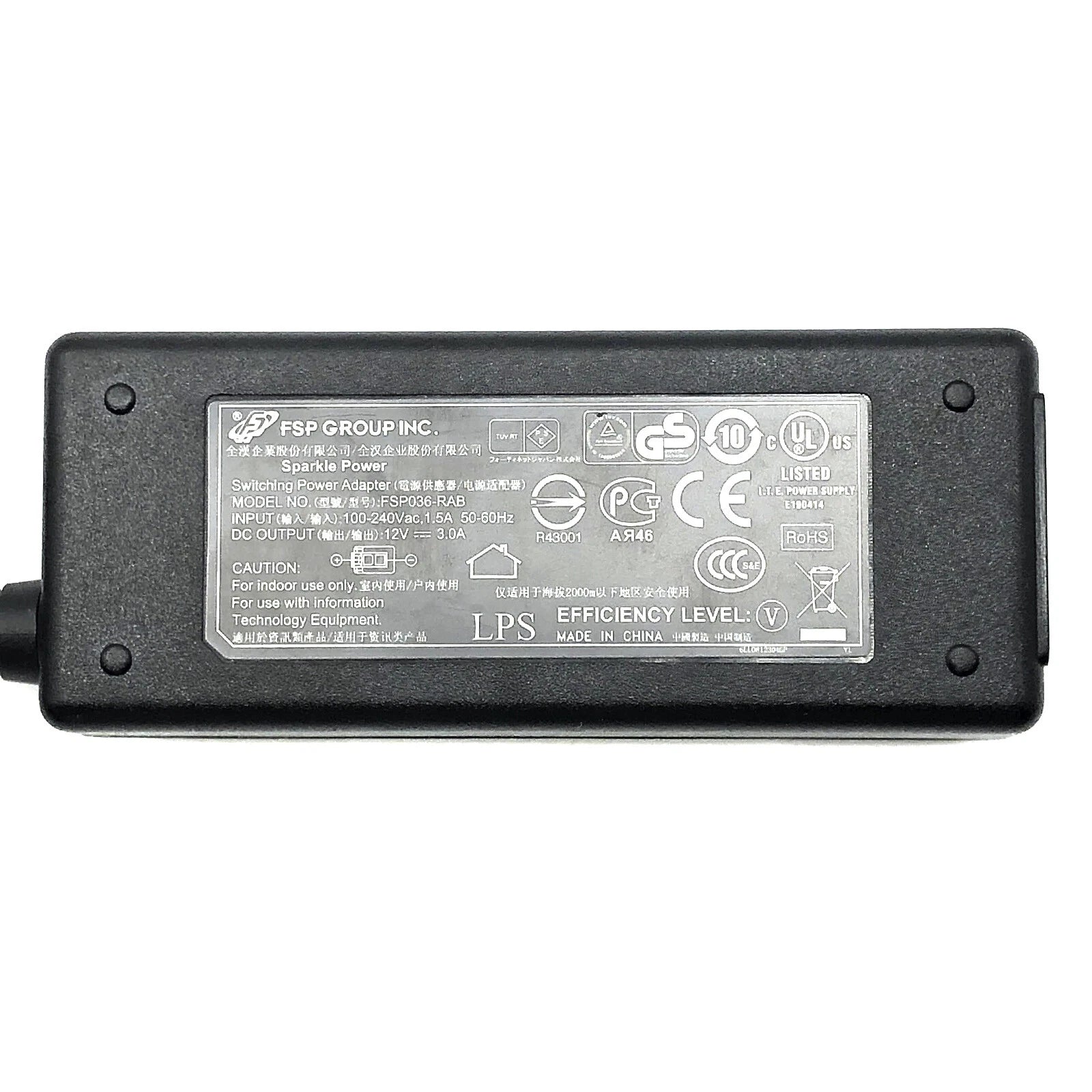 ??1 YEAR WARRANTY NEW Genuine FSP 36W AC Power Supply FSP036-RAB 12V 3A 2-Pin