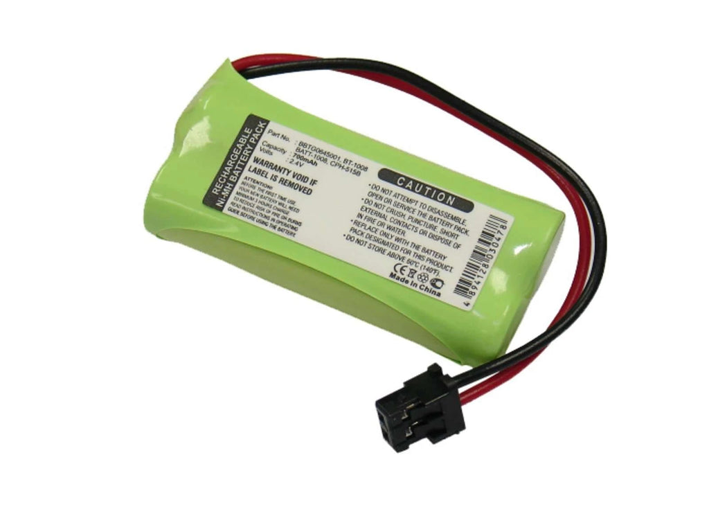 Cordless Phone Battery Compatible With Uniden BT-1008, BBTG0645001