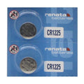 2 Renata CR1225 Watch Batteries