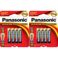 Pack of 8 Panasonic AAA Plus Power 1.5V All Purpose Alkaline Batteries
