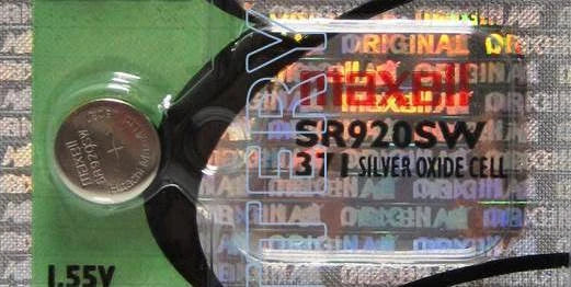 Maxell 371 Watch Batteries x 5