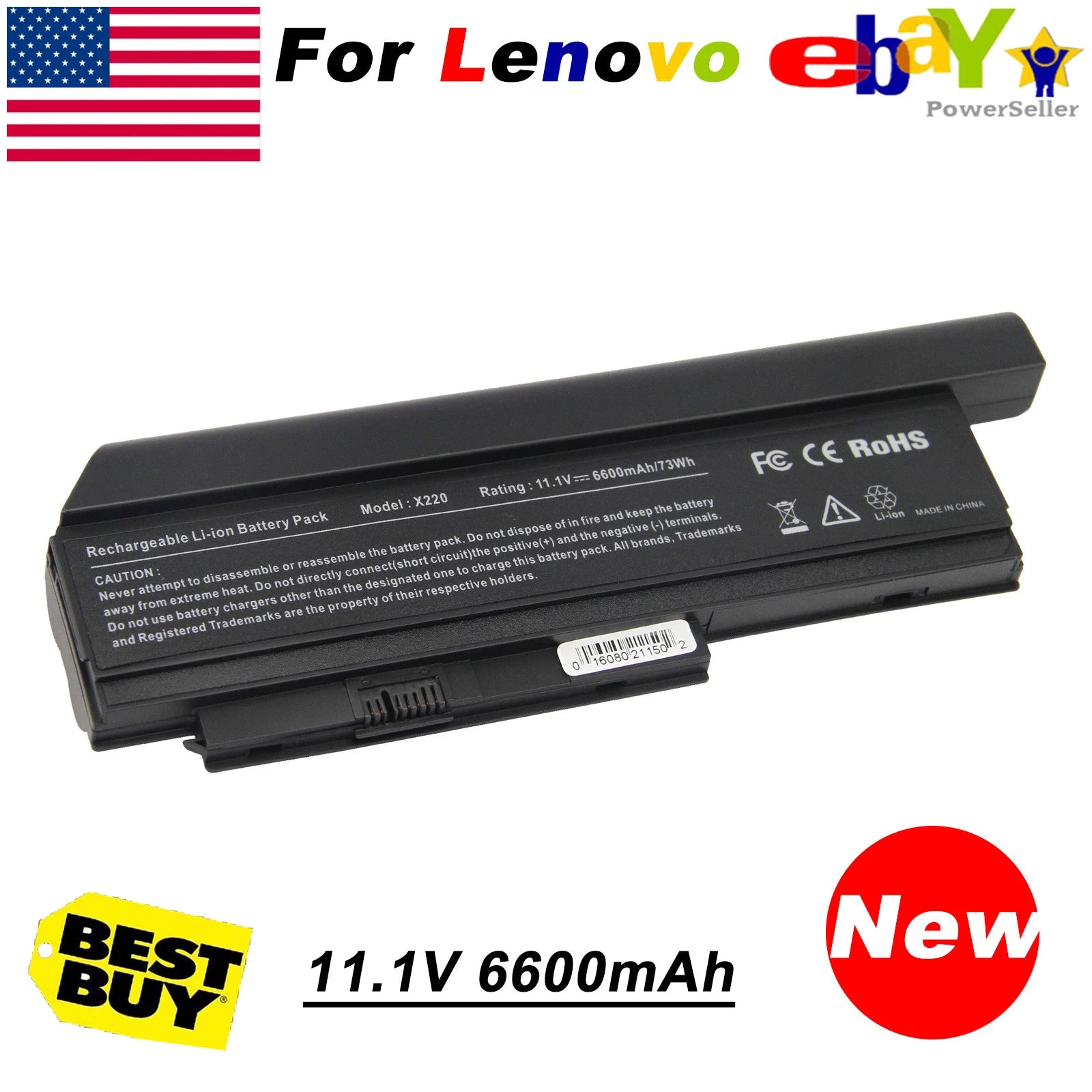 9Cell Battery For Lenovo ThinkPad X220 X220i 0A36282 0A36283 42T4940 US