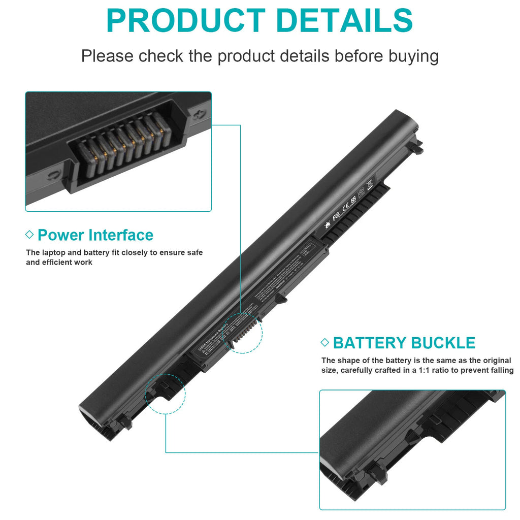HS04 HS03 Battery for HP Spare 807612-421 807957-001 807956-001 HSTNN-LB6U 41Wh