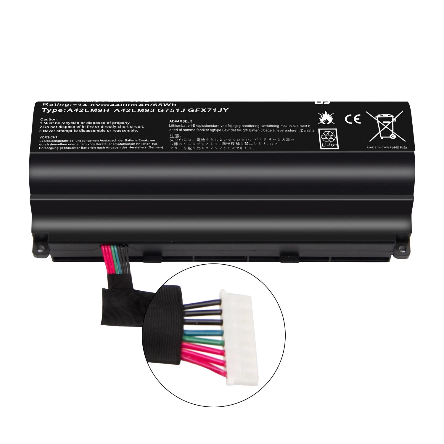 Laptop Battery For Asus G751 G751JT G751JL G751J G751JY G751JM A42N1403 A42LM93