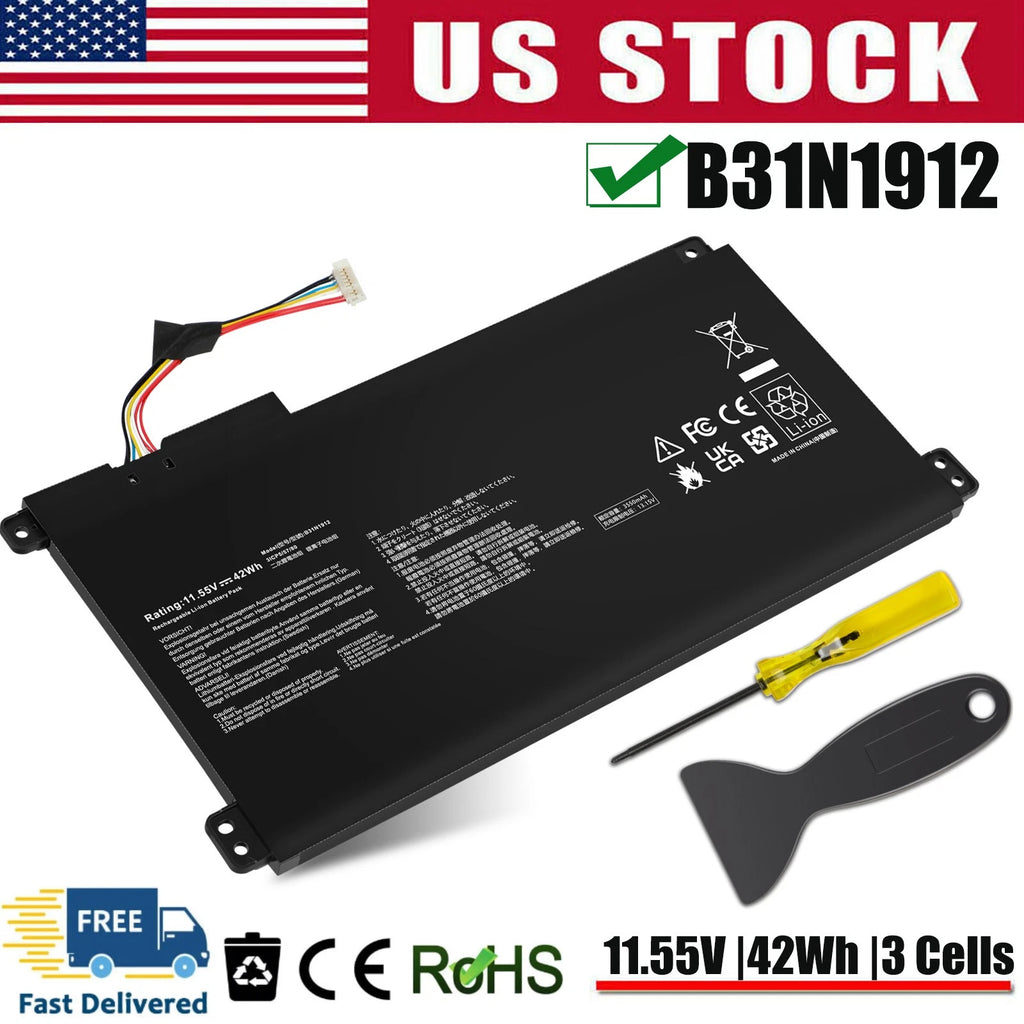 B31N1912 Battery for Asus VivoBook 14 E410MA L410MA E410KA E510MA 0B200-03680000