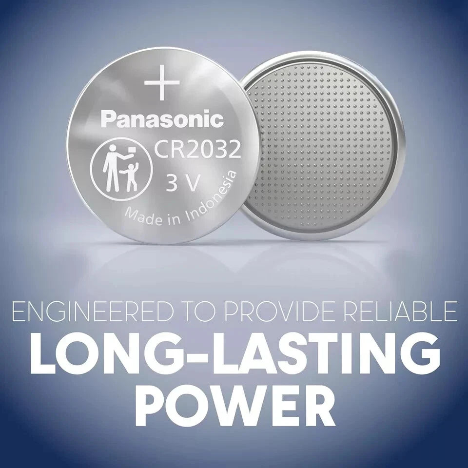 LOT 10 - 100 Panasonic LITHIUM BATTERY 3V CR2032 2032 BR2032 DL2032 Button Cell