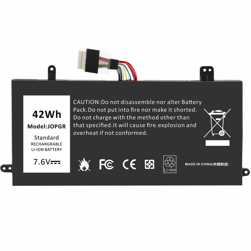 42Wh, 7.6V J0PGR Battery For Dell Latitude 5285 5290 2-in-1 FTH6F X16TW 1WND8