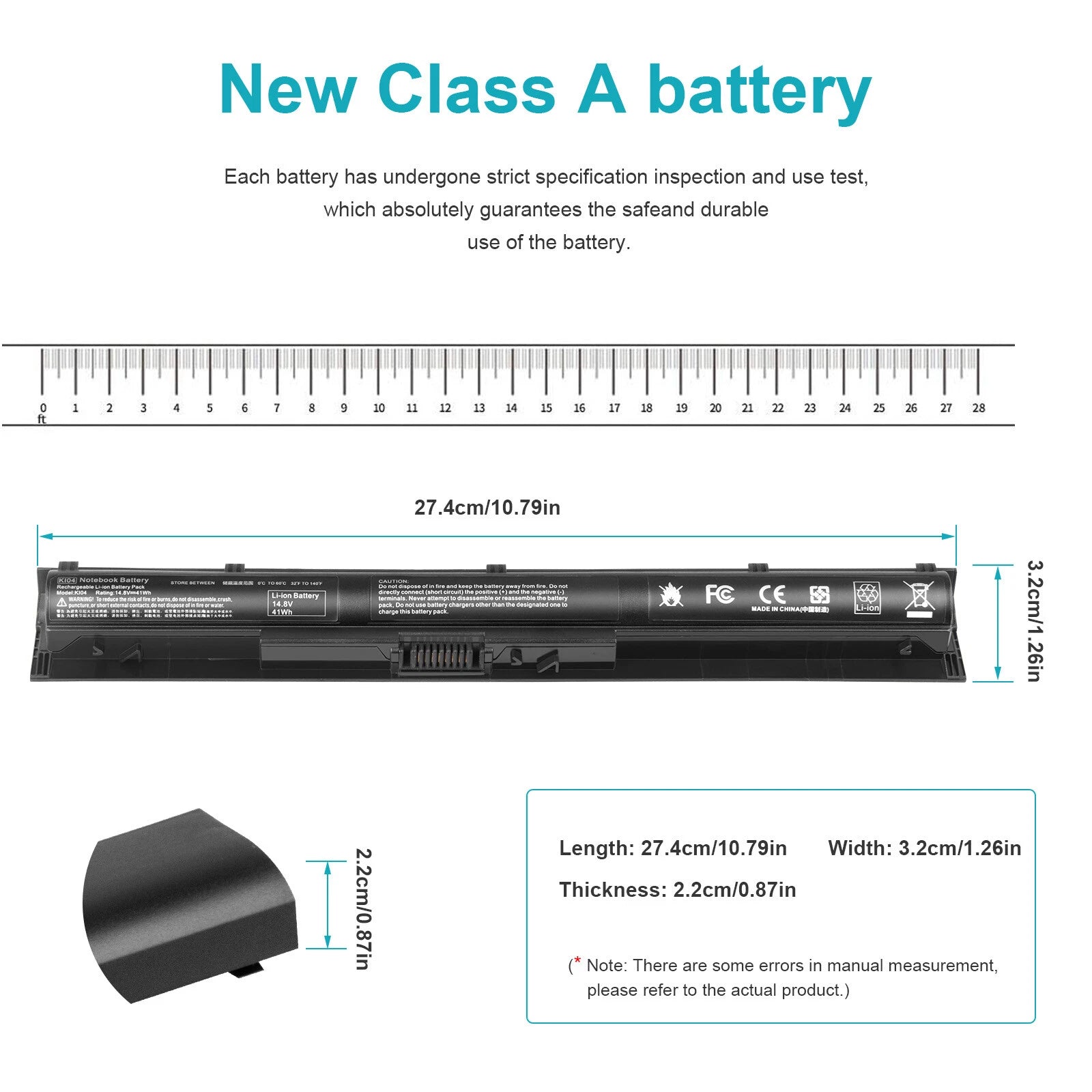 Spare 800049-001 800009-421 800010-421 800049-421 for HP Pavilion KI04 Battery