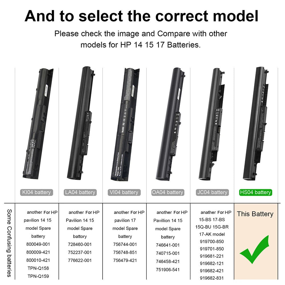 Battery For HP Pavilion 15-BN070WM 15g-ad001TX 15g-ad002TX 15g-ad003TX 15G-AD0XX