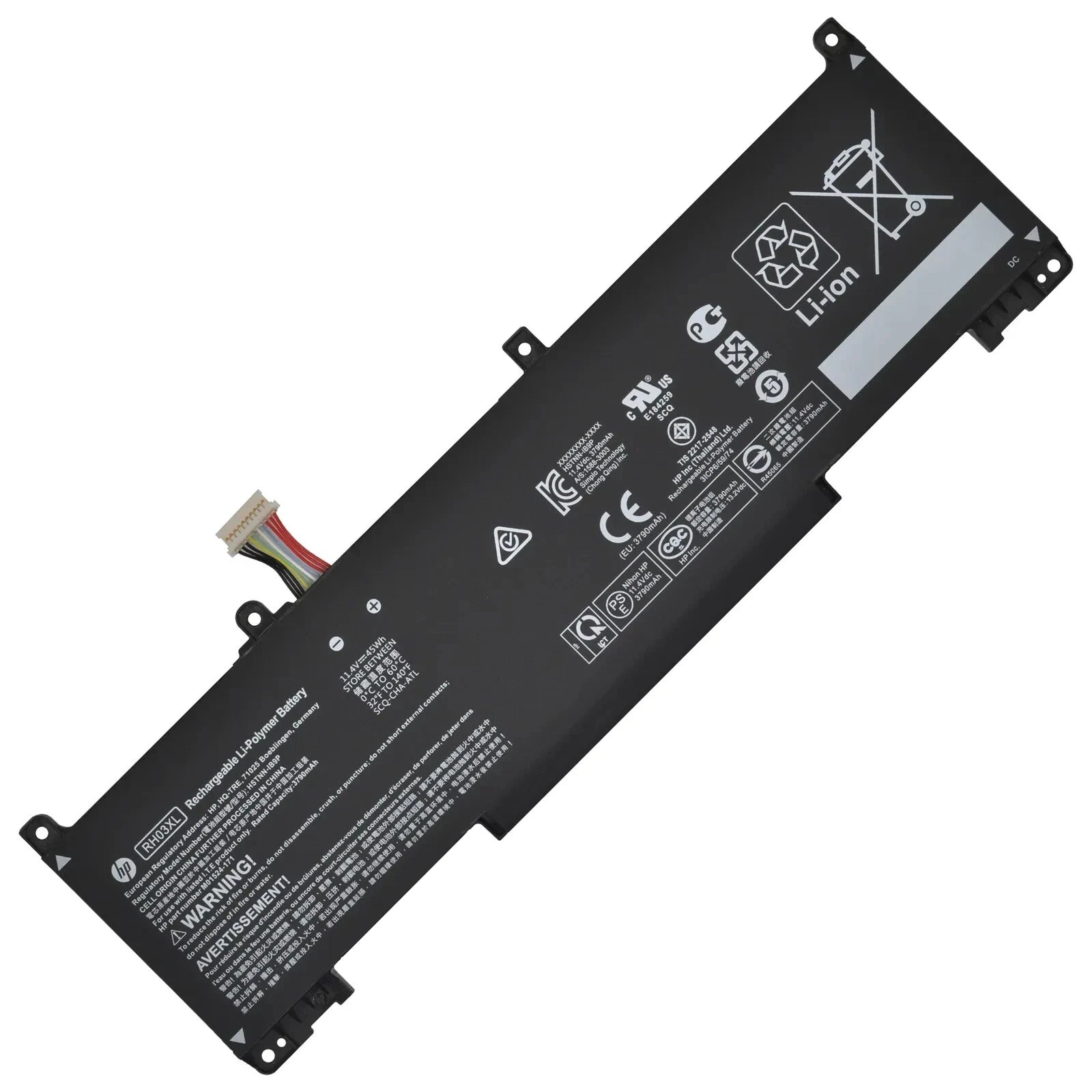 Genuine RH03XL Battery for HP ProBook 430 440 445 450 630 640 650 G8 M02027-005