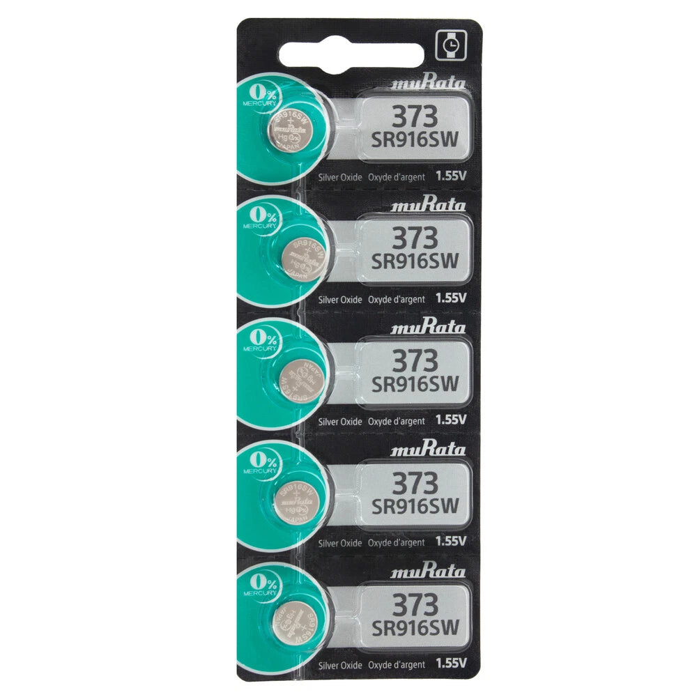 Murata Replaces Sony 373 - SR916SW Button Cell Batteries 10 Pcs
