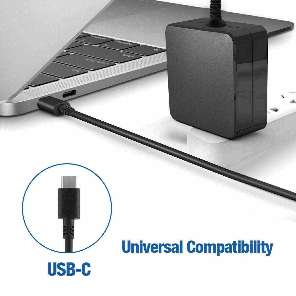 45W USB C Charger for Asus Samsung Chromebook Laptop Power Supply Adapter Cord
