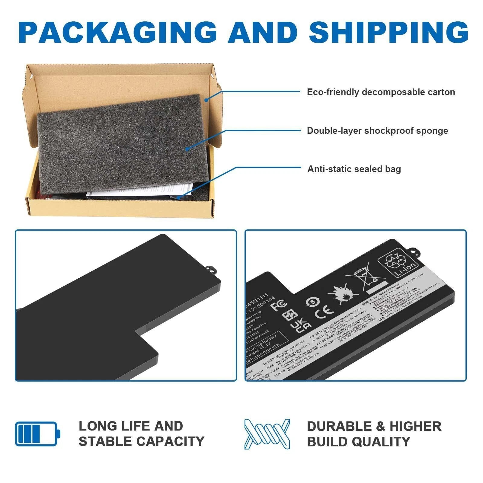 45N1110 45N1112 Battery for Lenovo ThinkPad T440 T450 T450S T460 X240S X250 X260
