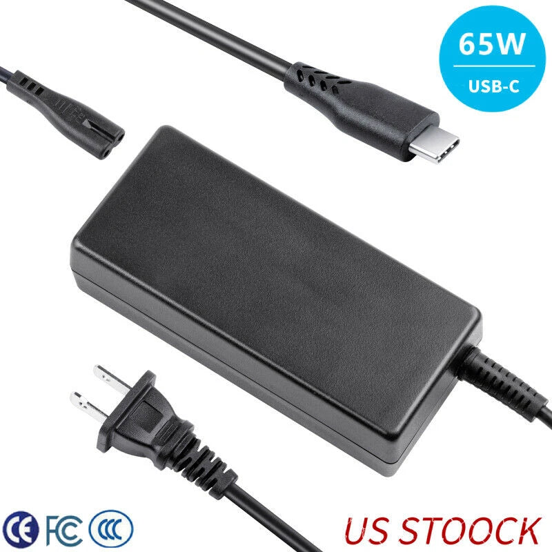 AC Adapter For Acer Chromebook 315 CB315-3H-C2C3 CB315-3H-C4QE 65W USB-C Charger
