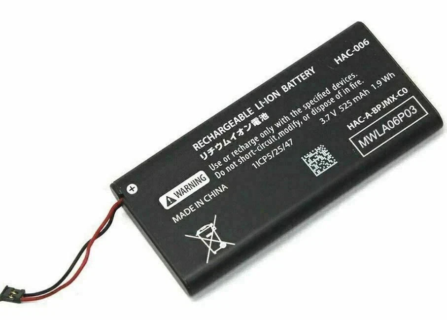 New Replacement Battery Nintendo Switch Joy-Con Fits HAC-006 525mAh Left Right