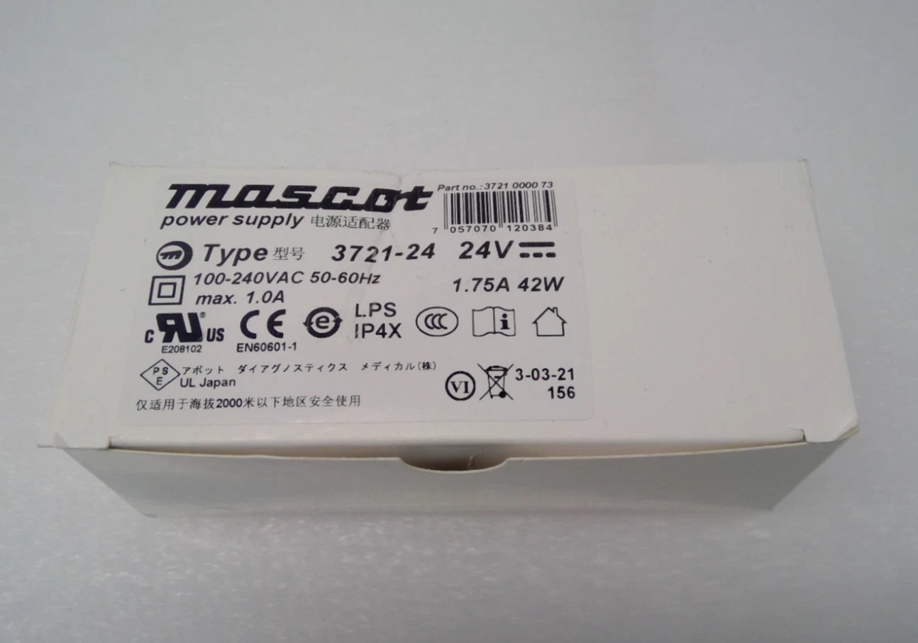 NEW Mascot 24V DC 1.75A Power Supply AC Adapter 100-240VAC 3721-24 5.5mm