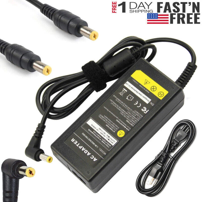 Charger Adapter Power Supply For Acer Aspire A315-51 A315-52 A315-53 5.5mm 65W