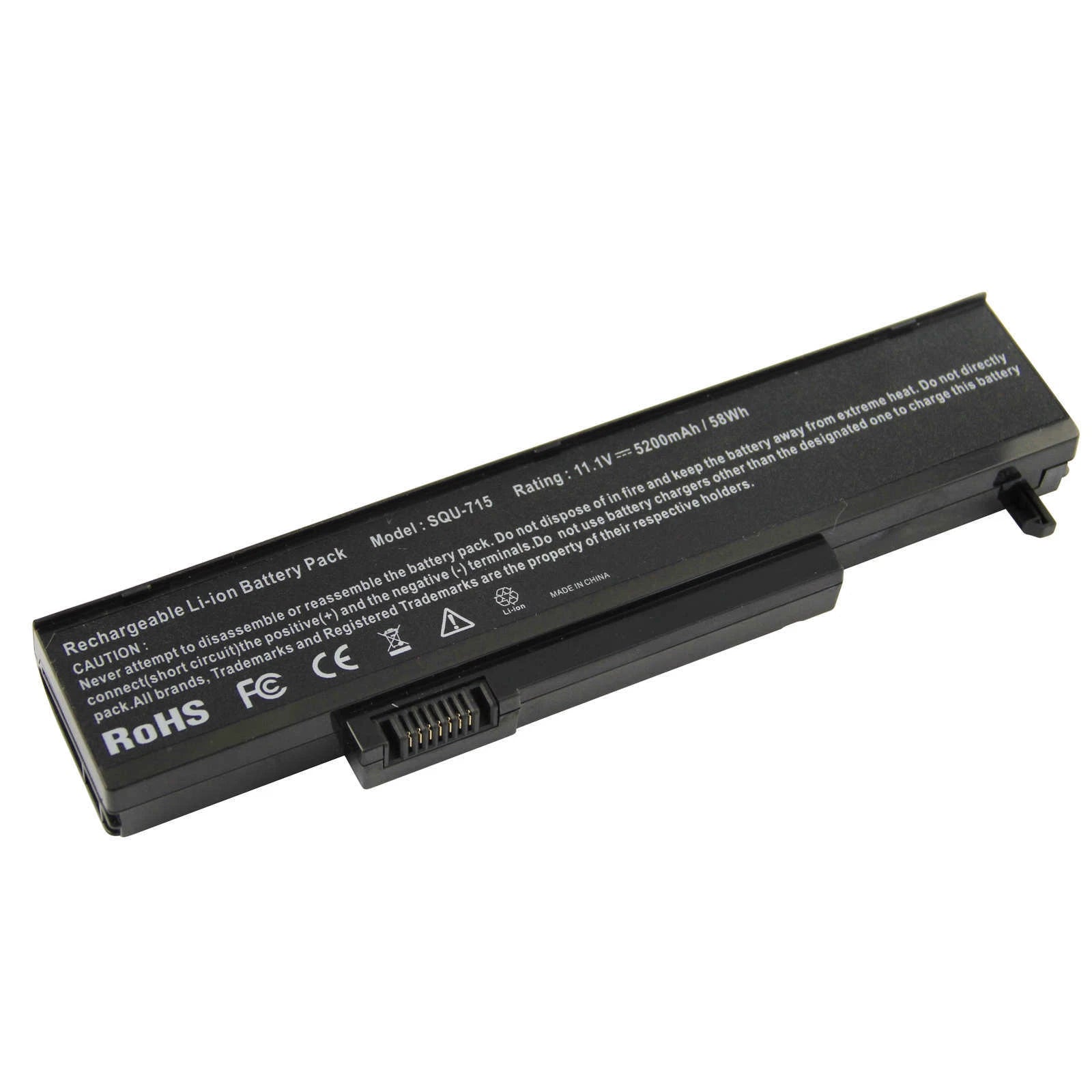 SQU-715 Battery for Gateway M-6800 M-6823a SQU-720 W35044LB W35052LB 6501210